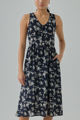 Sonia Floral Printed Midi Dress