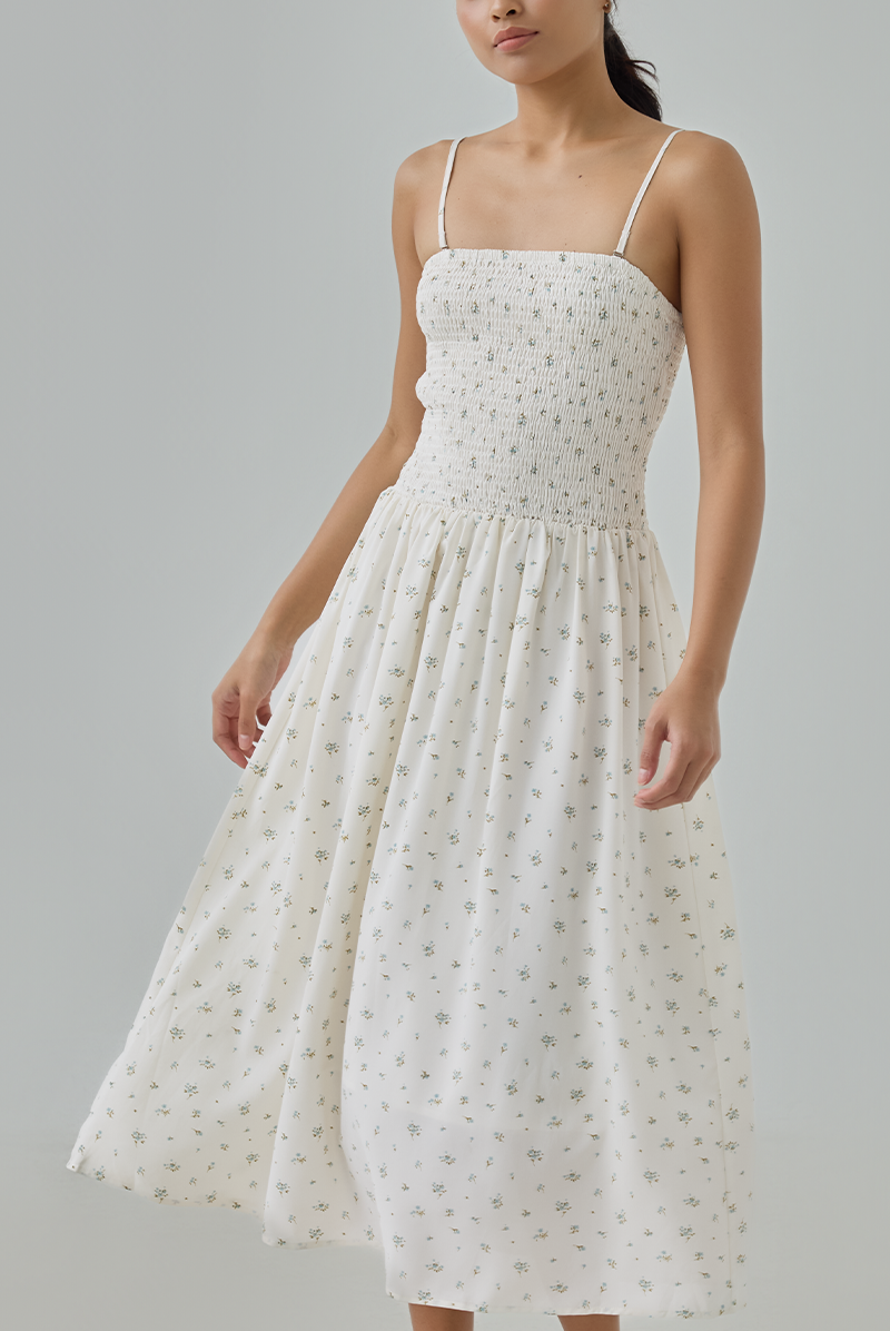 Vivian Floral Midi Dress