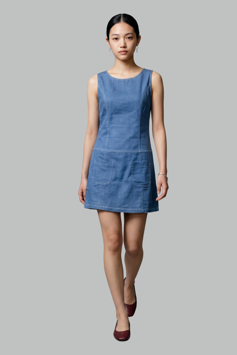 Arielle Denim Mini Dress
