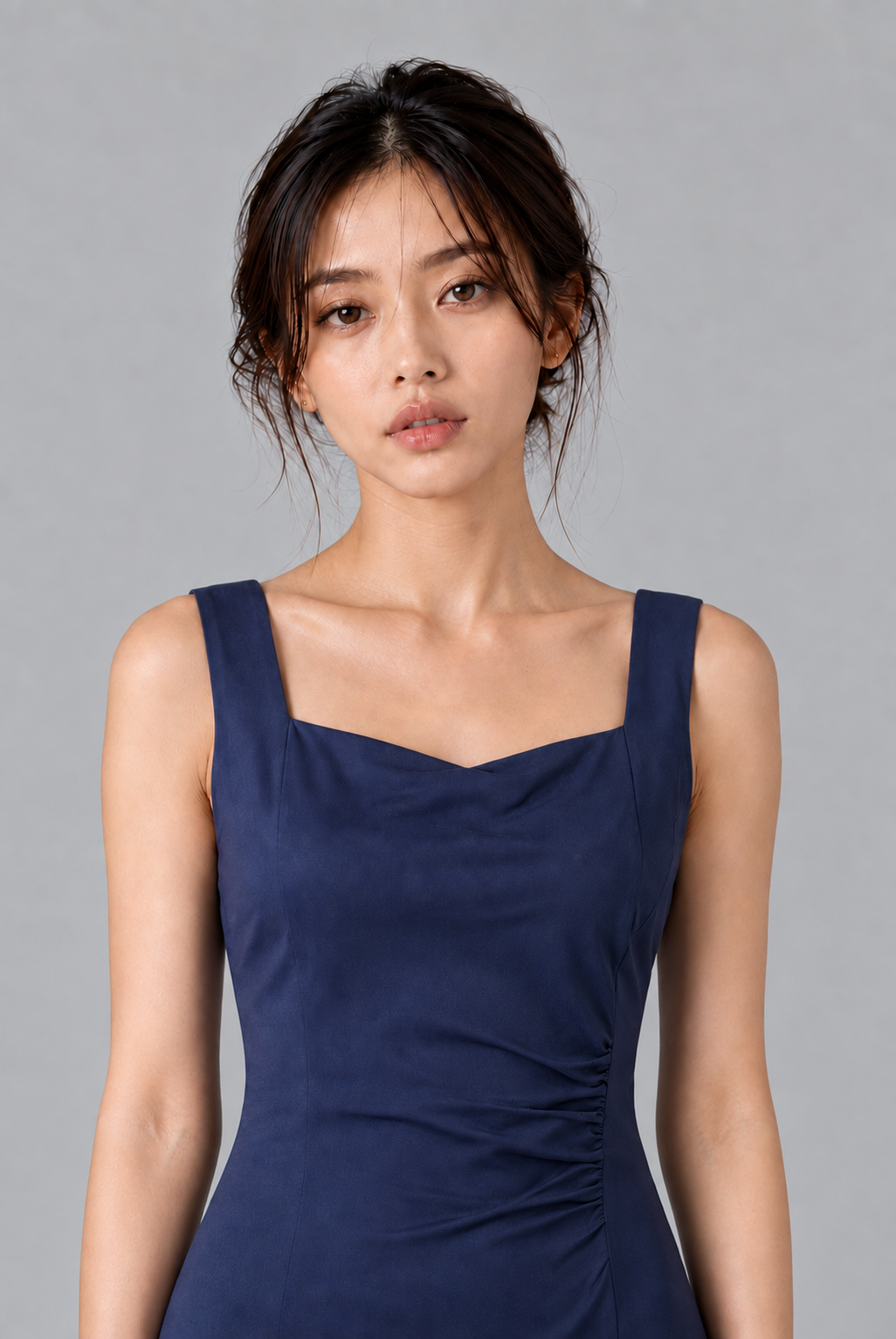 Celeste Ruched Midi Dress