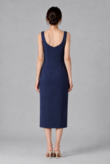 Celeste Ruched Midi Dress