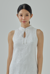 Mei Textured Sequin Cheongsam