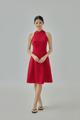 Yun Halter Cheongsam Dress