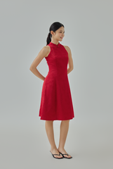 Yun Halter Cheongsam Dress