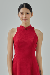 Yun Halter Cheongsam Dress