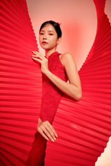 Yun Halter Cheongsam Dress