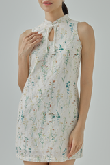 Elara Floral Embroidered Cheongsam
