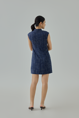 Liying Tweed Cheongsam Dress