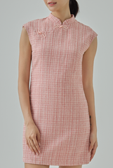 Liying Tweed Cheongsam Dress