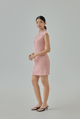 Liying Tweed Cheongsam Dress