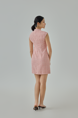 Liying Tweed Cheongsam Dress