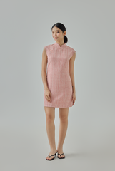 Liying Tweed Cheongsam Dress
