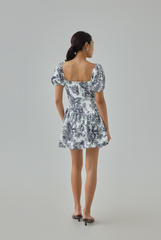 Charlotte Toile Print Mini Dress