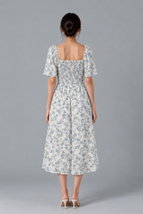 Liora Floral Smocked Midi Dress