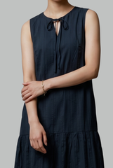 Colette Ribbon Tiered Midi Dress