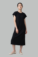 Kaia Back-Gathered Midi Dress