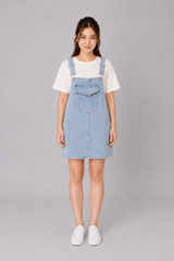 Marlow Denim Pinafore Dress