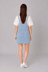 Marlow Denim Pinafore Dress