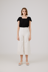 Cropped Pants in Rice