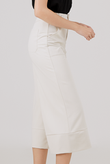 Cropped Pants in Rice