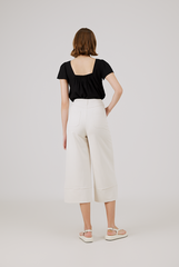 Cropped Pants in Rice