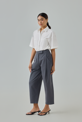 High Waist Peg Leg Pants