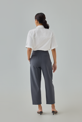 High Waist Peg Leg Pants