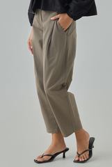 High Waist Peg Leg Pants