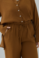 Elasticated Wide Leg Pants
