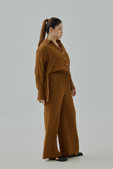 Elasticated Wide Leg Pants