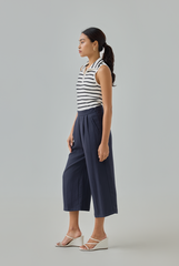 Linen Cropped Pants