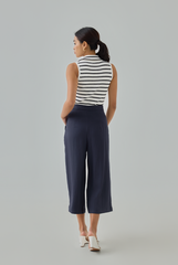 Linen Cropped Pants