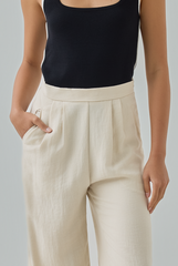 Linen Cropped Pants