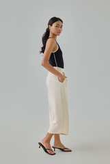 Linen Cropped Pants