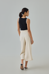 Linen Cropped Pants