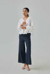 Elasticated Wide Leg Jeans