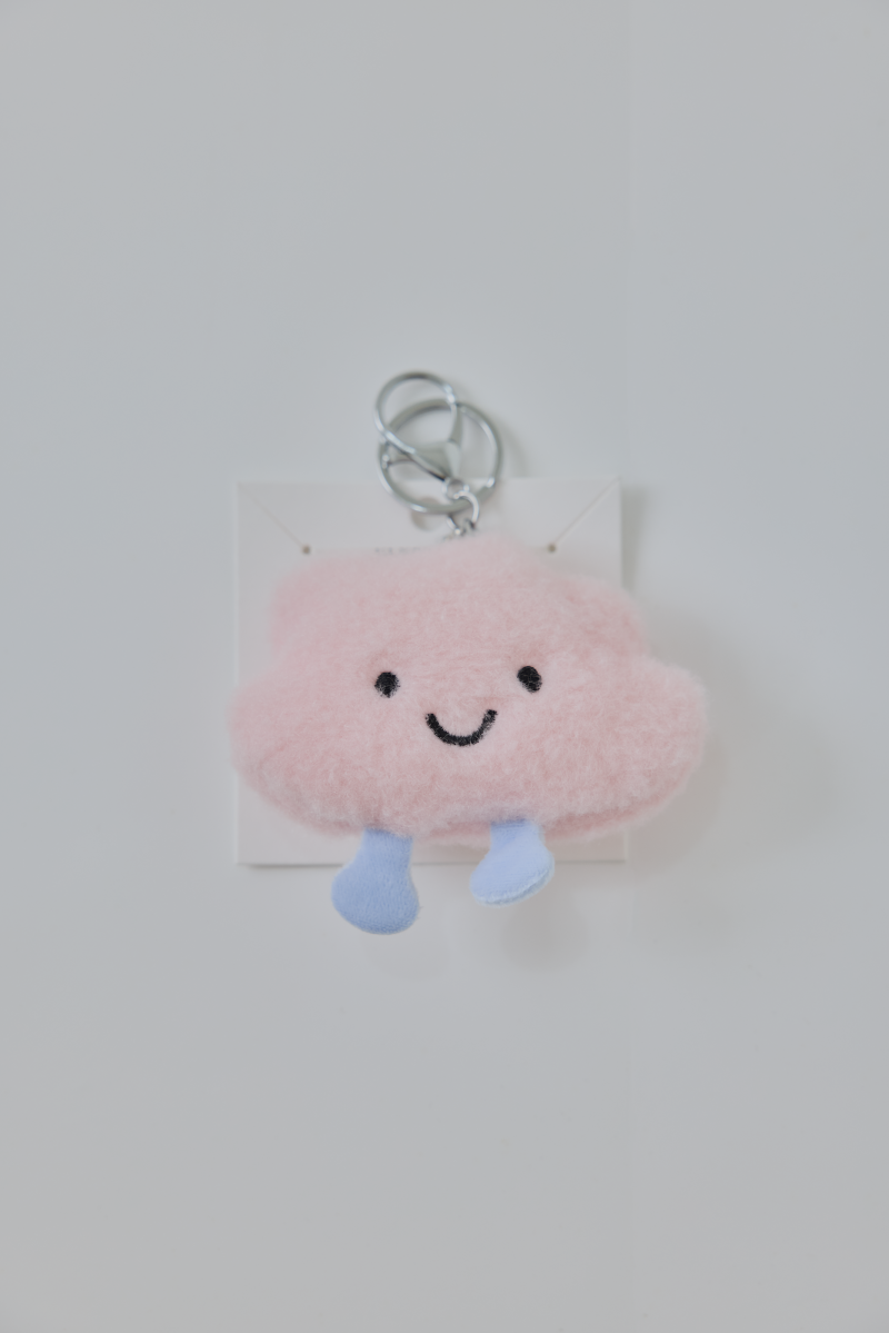 Smiley Cloud Bag Charm