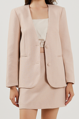 Tweed Jacket & Pencil Skirt Set