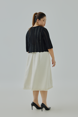Self-Tie Ribbon Open Cardigan