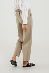 Button-Down Shirt & Elasticated Pants