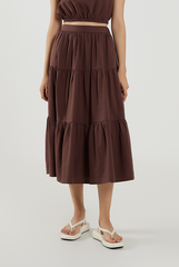 Elasticated Top & Tri-Tiered Skirt