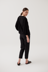 Bishop Sleeves Top in Black