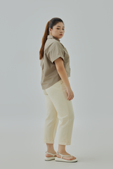 Johnny Collar Button-Up Shirt