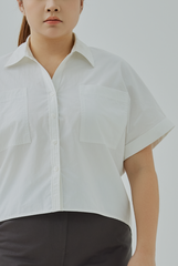 Johnny Collar Button-Up Shirt