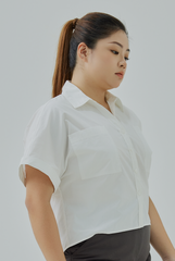 Johnny Collar Button-Up Shirt