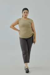 Side Drape Self-Tie Knot Top