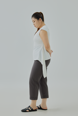 Side Drape Self-Tie Knot Top