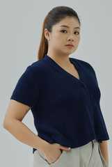 Knitted Fit And Flare Top