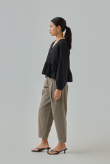 Eyelet Detailing Blouse