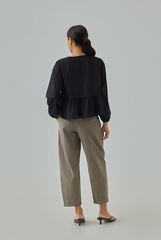 Eyelet Detailing Blouse